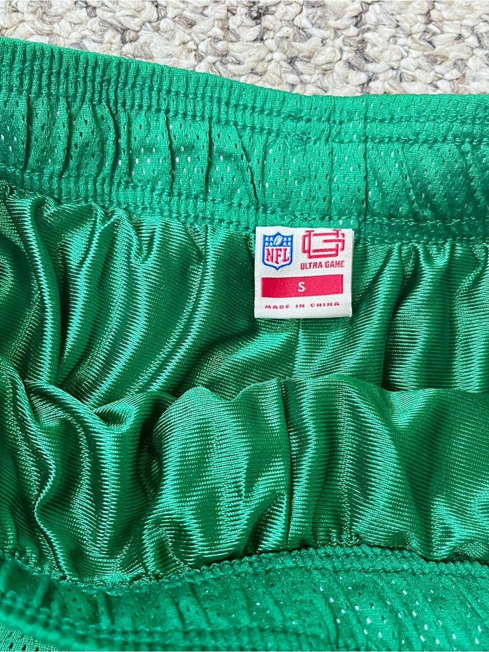 Aeropostale Philadelphia Eagles Men’s 6” Mesh Kelly Green Athletic Shorts Small - Picture 3 of 4